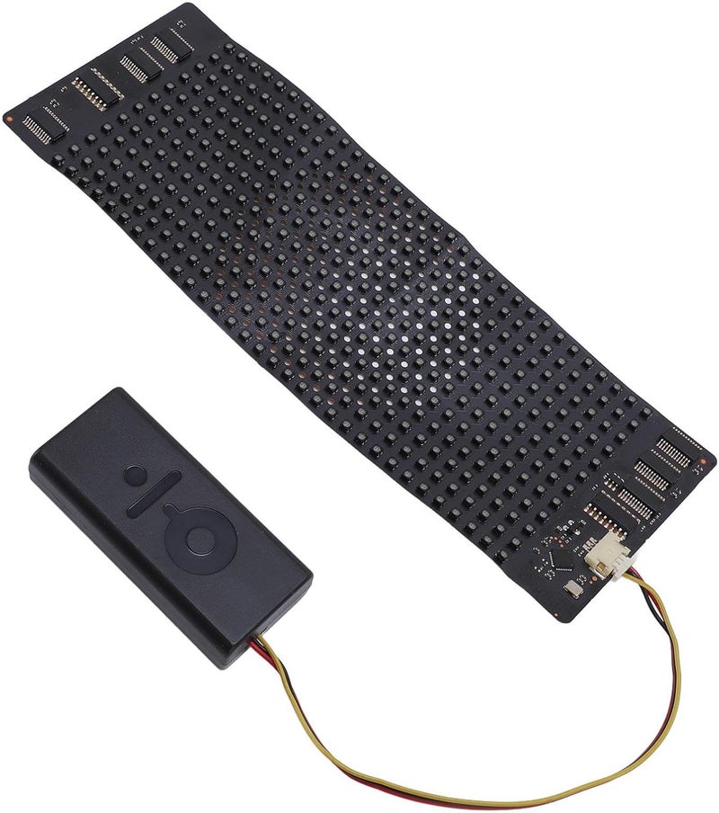 Focket Flexible LED Display, Programmable HD Full Color Screen with 12x32 Resolution for Bags Hats Glasses with APP Control and RGB LED Beads - Image 4